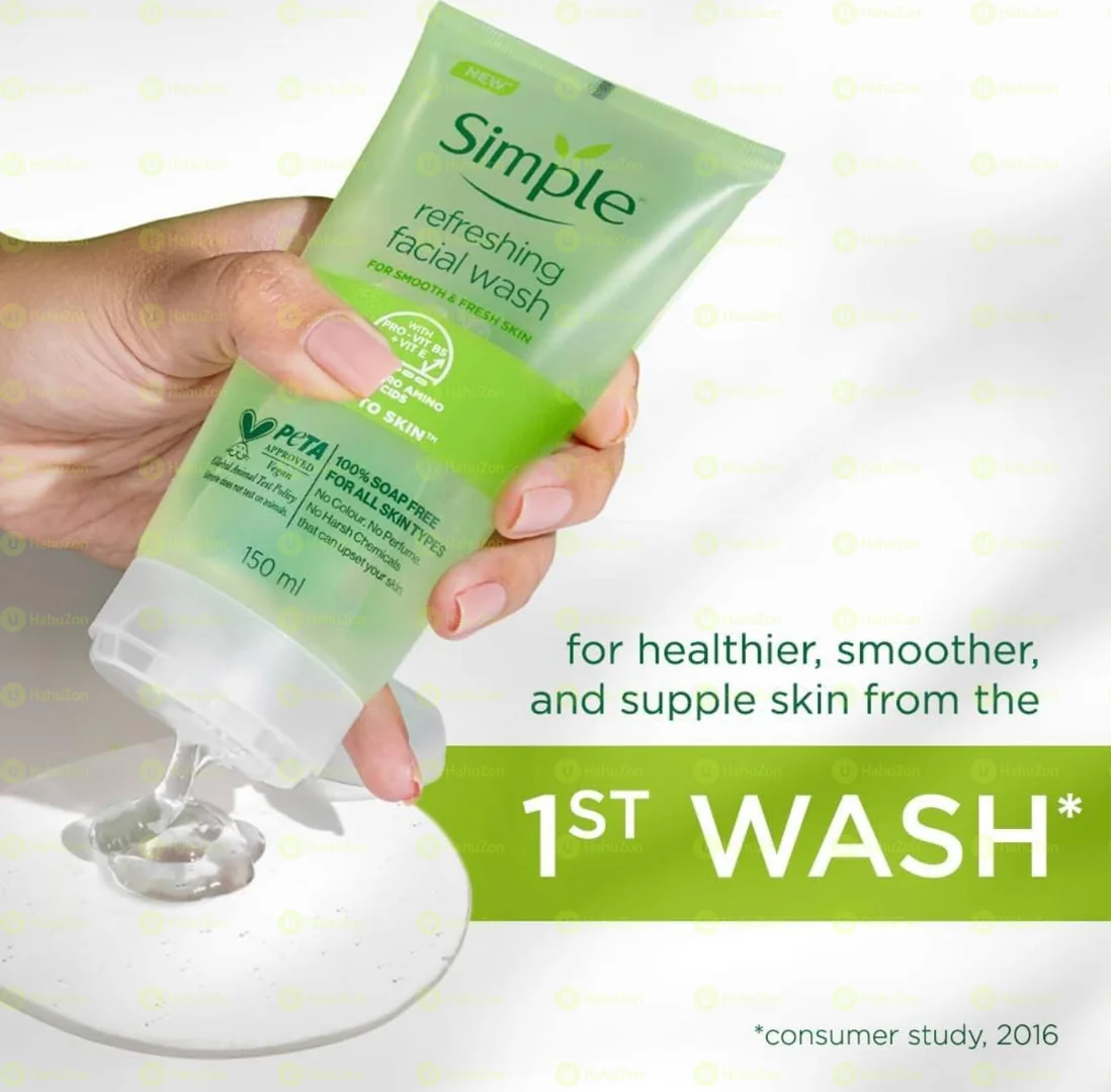 Simple Kind to Skin Refreshing Facial Wash Gel
