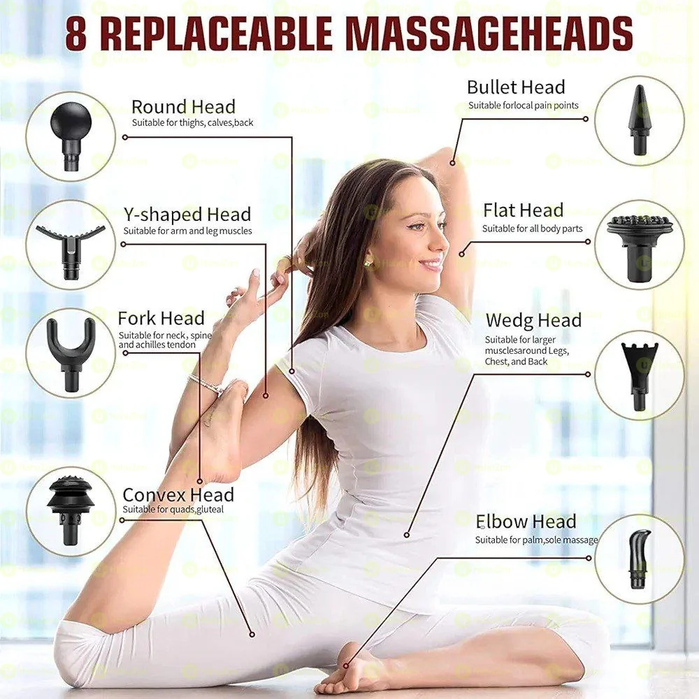 8in1 Blueidea Fascial Gun Massager