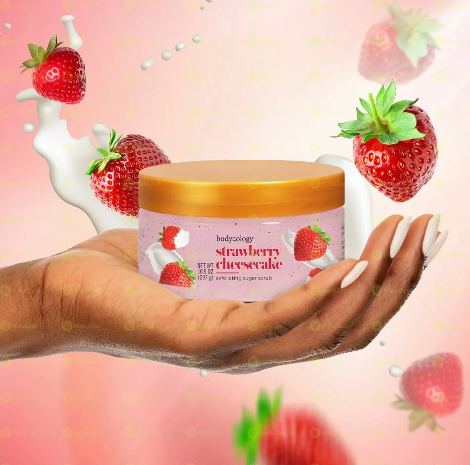 Bodycology Exfoliating Body Scrub, Strawberry Cheesecake