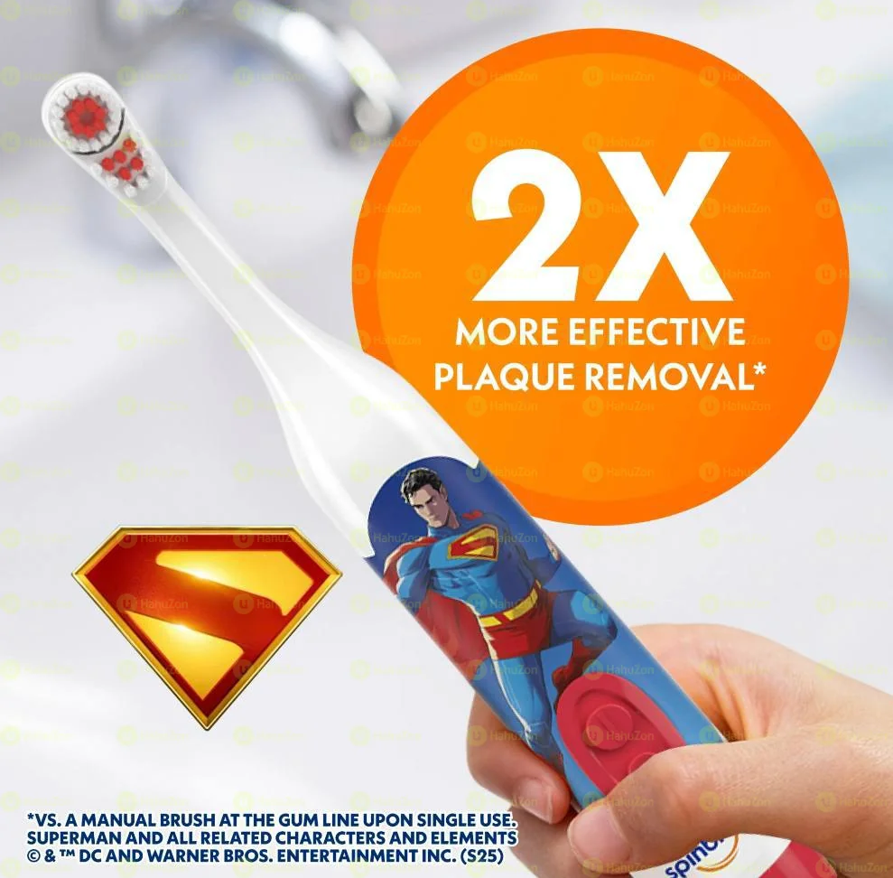 Spinbrush Superman Battery Powered Electric Toothbrush