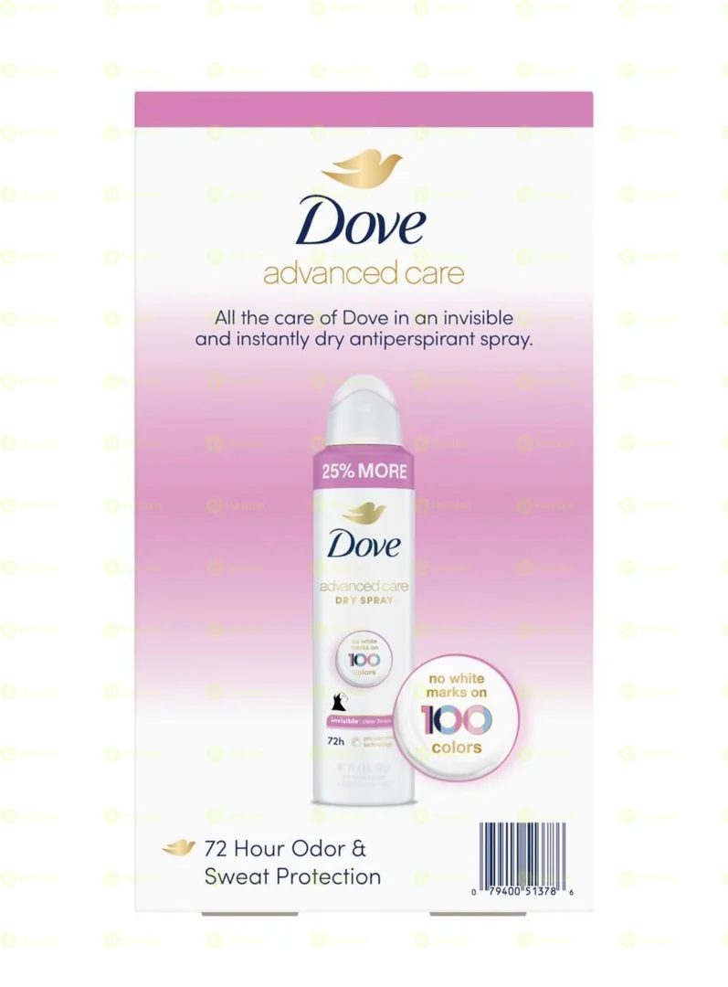 Dove Advanced Care Dry Spray Deodorant