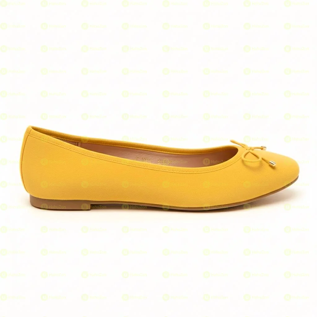 Plain Bow Ballerina Women's Flat
