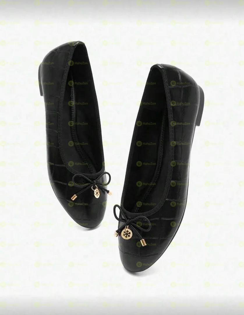 Plain Bow Ballerina Women's Flat