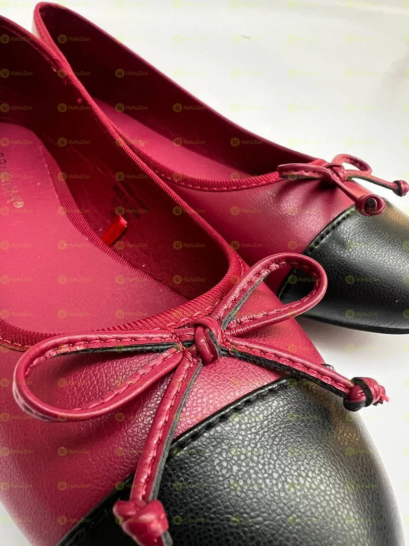 Primark Paneled Bow Ballerina Women's Flat