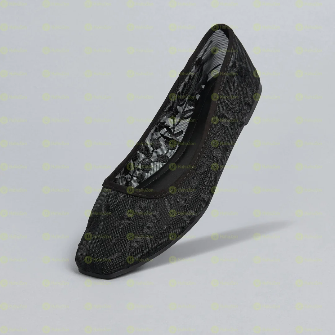 Max Floral Mesh Slip On Women's Flat