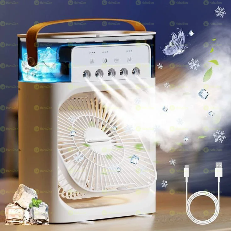 DUEL USE AIR COOLER FAN AND HUMIDIFIER