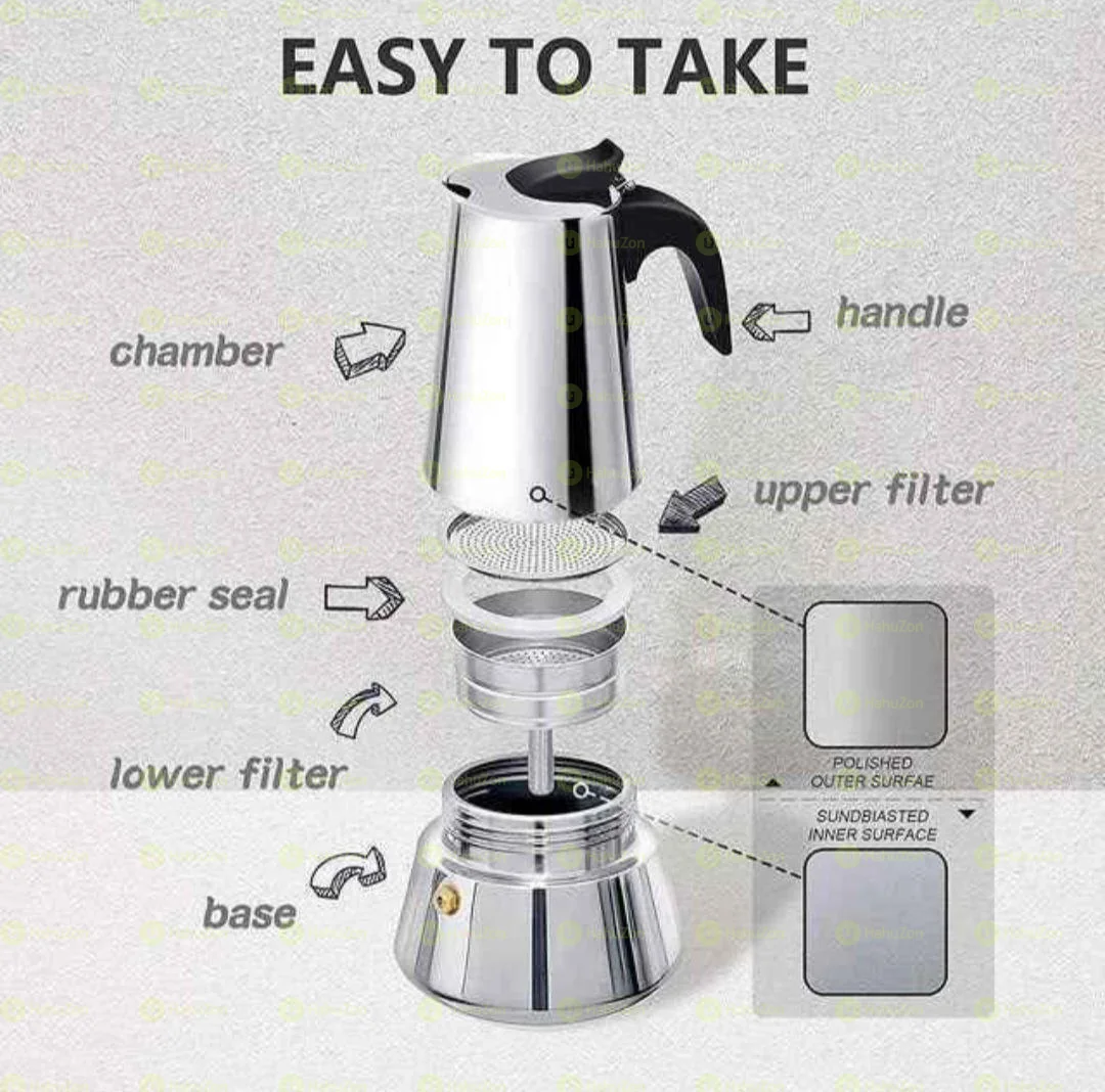 Stainless Steel Espresso Maker