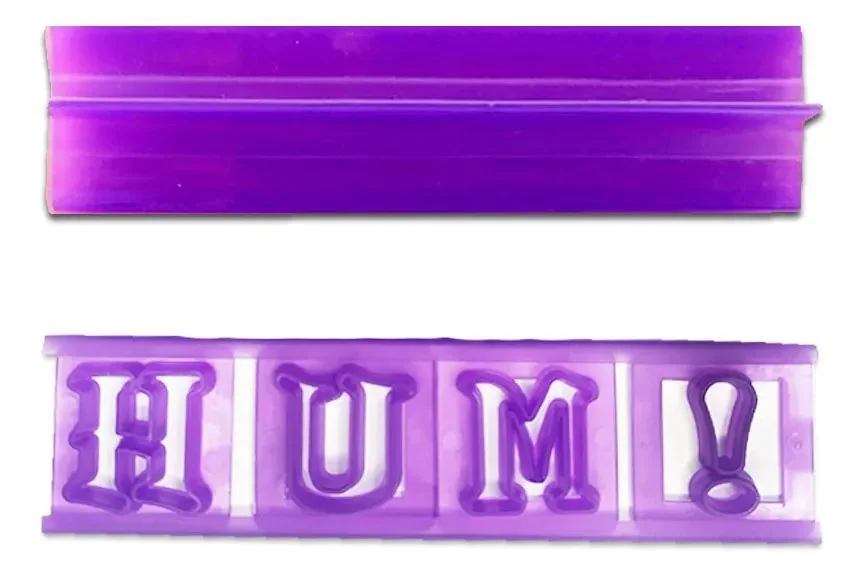 Alphabet Cutter Set with Ruler