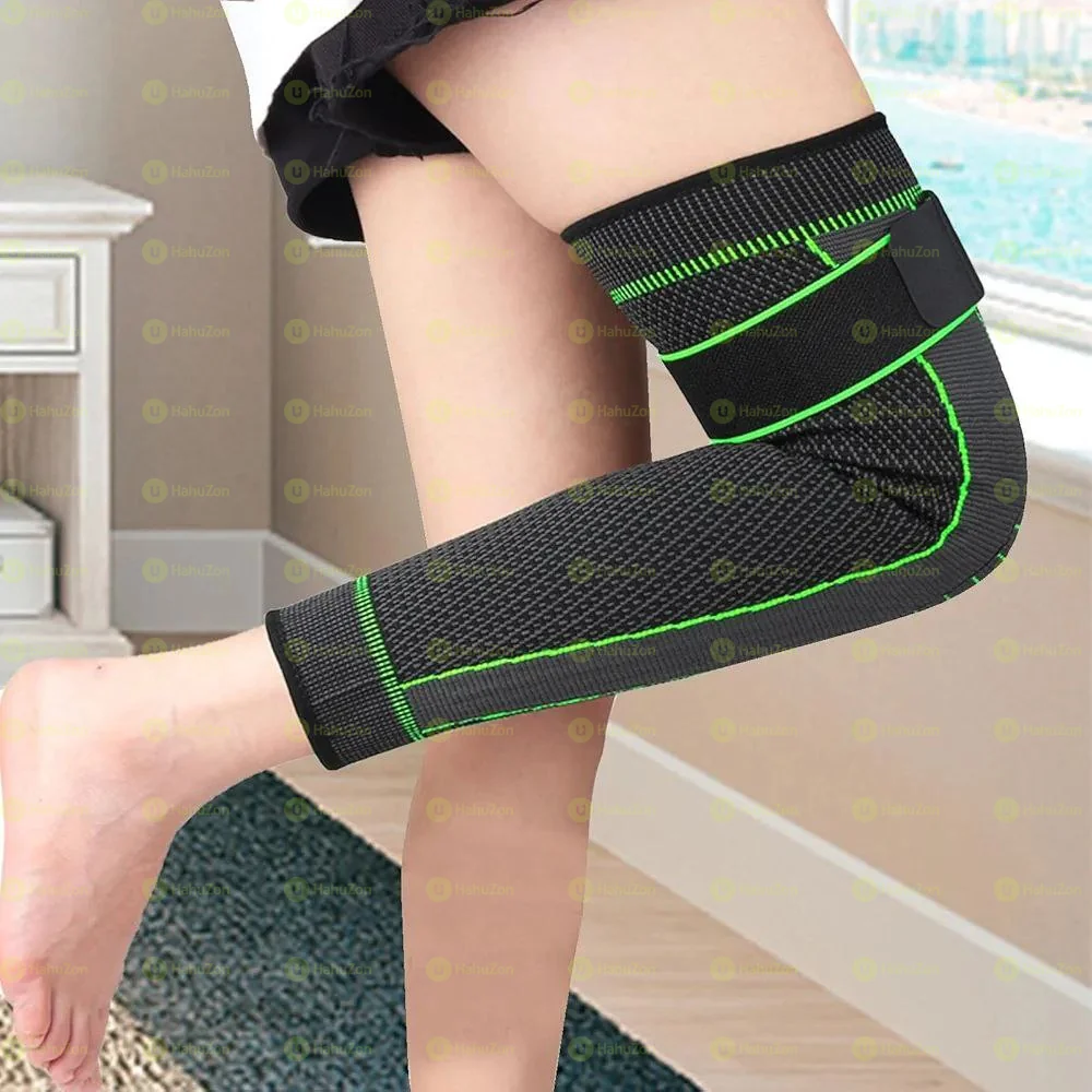 2PC Knee Braces Support Pad With Belt/straps