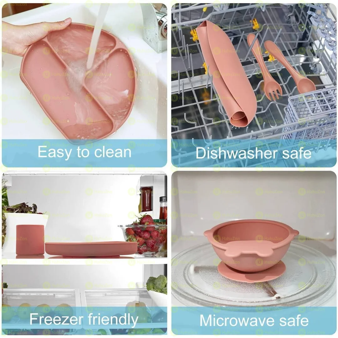 Premium Silicone Baby Feeding Set