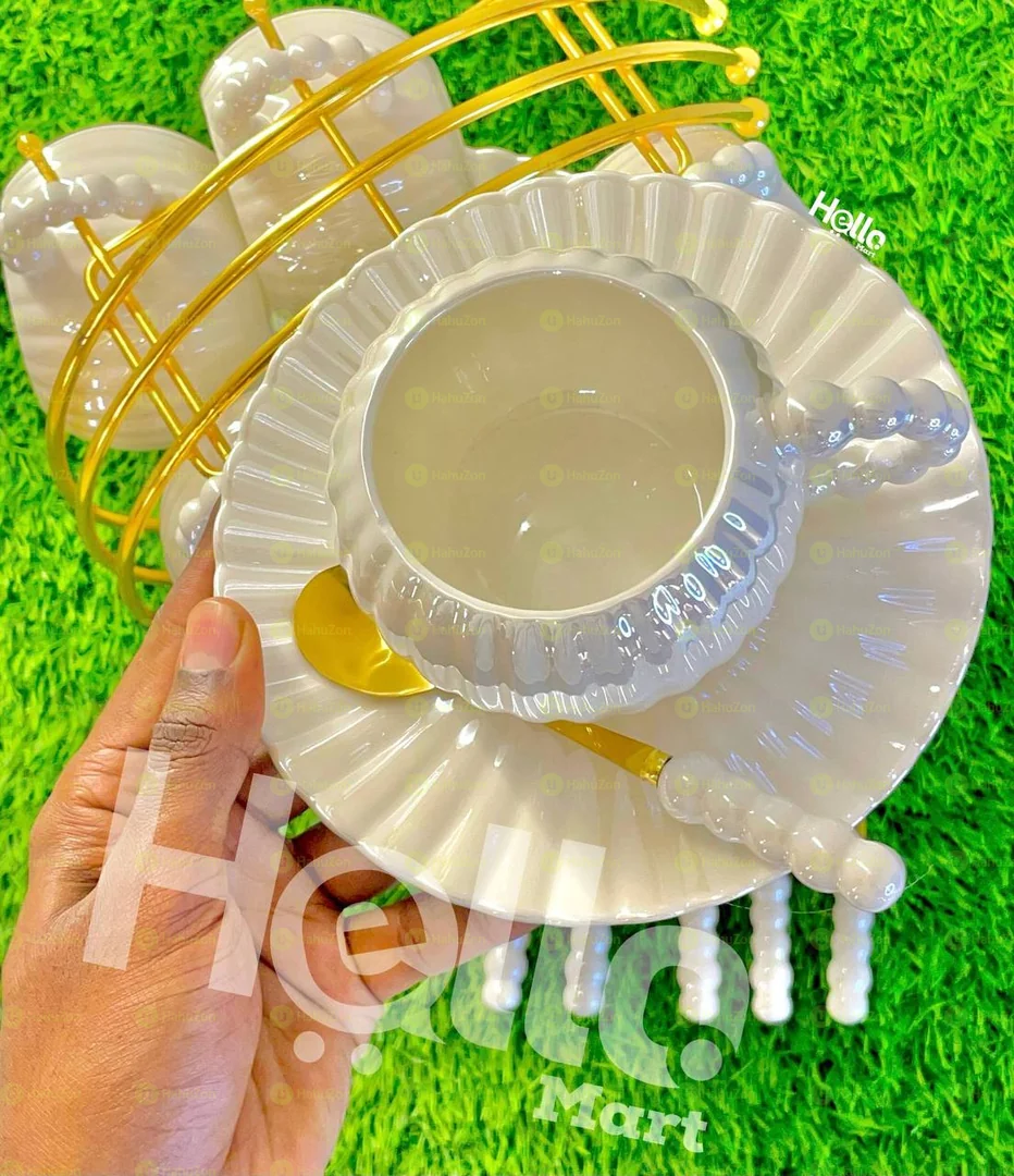 የቡና እንዲሁም ማኪያቶ ሲኒ