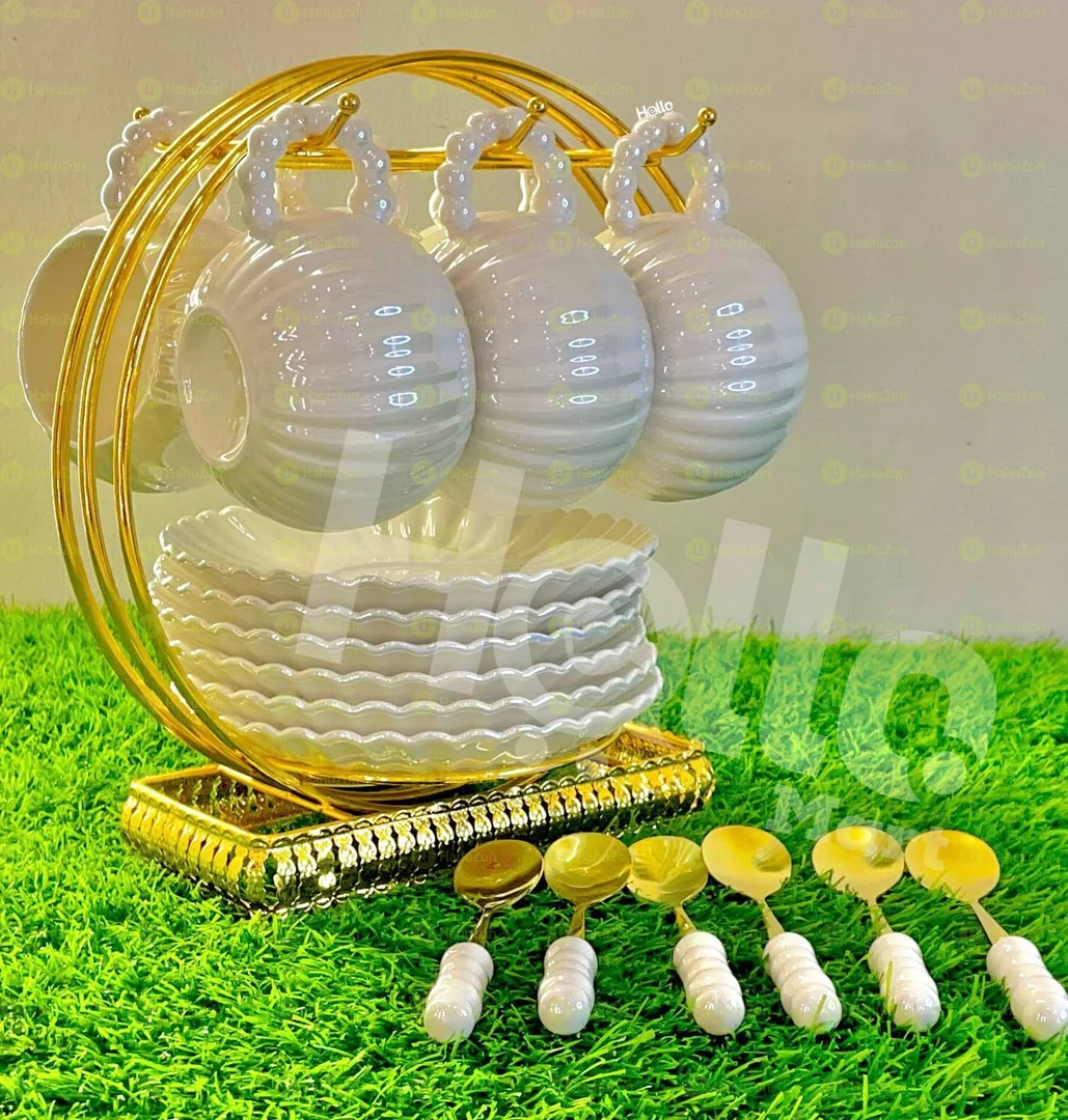 የቡና እንዲሁም ማኪያቶ ሲኒ