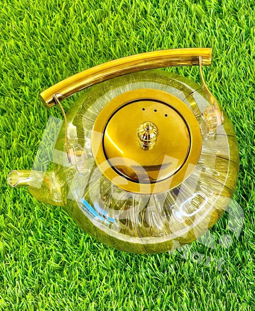 ከፍተኛ ሙቀትን የሚችል የሚጣድ መስታወት ማንቆርቆሪያ