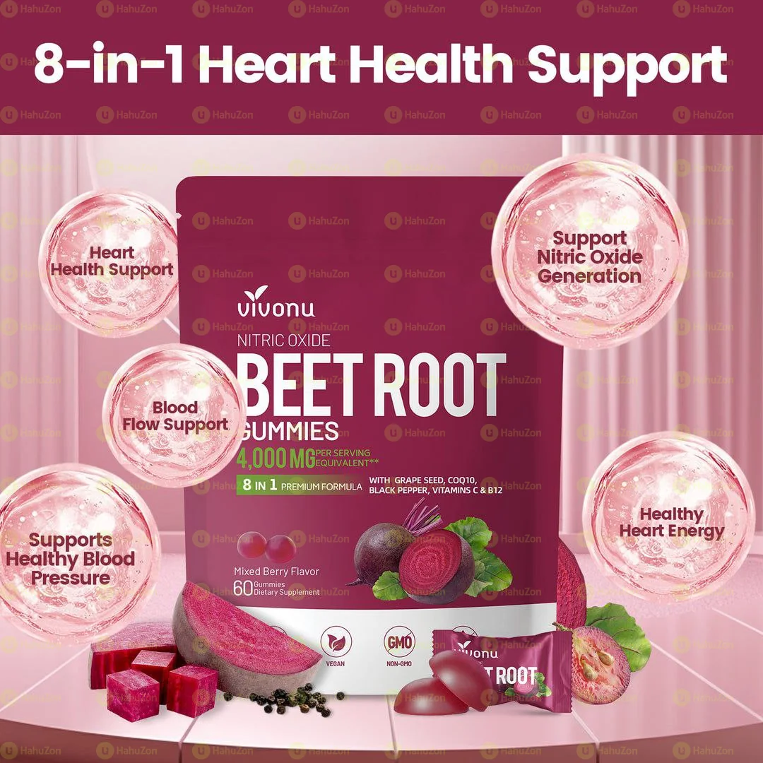 Super Beetroot Gummies 8-in-1