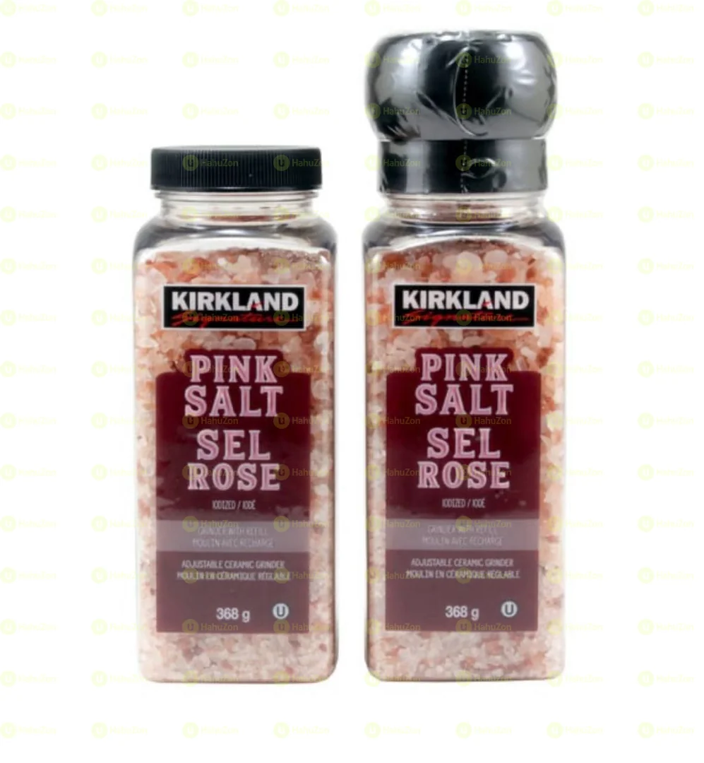 Kirkland Signature Pink Salt With Grinder & Refill
