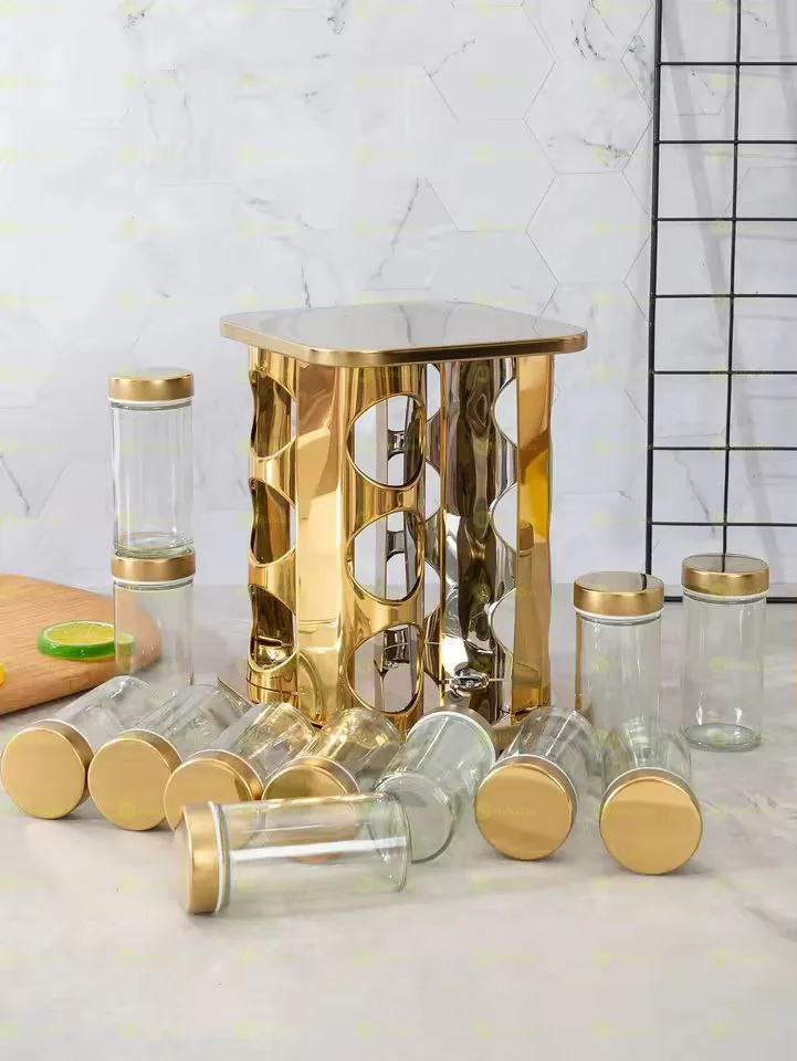 12 Jar Rotating Spice Carousel