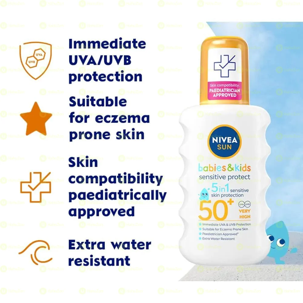 Nivea Kids Protect & Sensitive Sun Spray SPF 50+