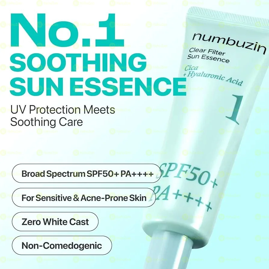 Numbuzin No.1 Clear Filter Sun Essence SPF 50+ PA++++