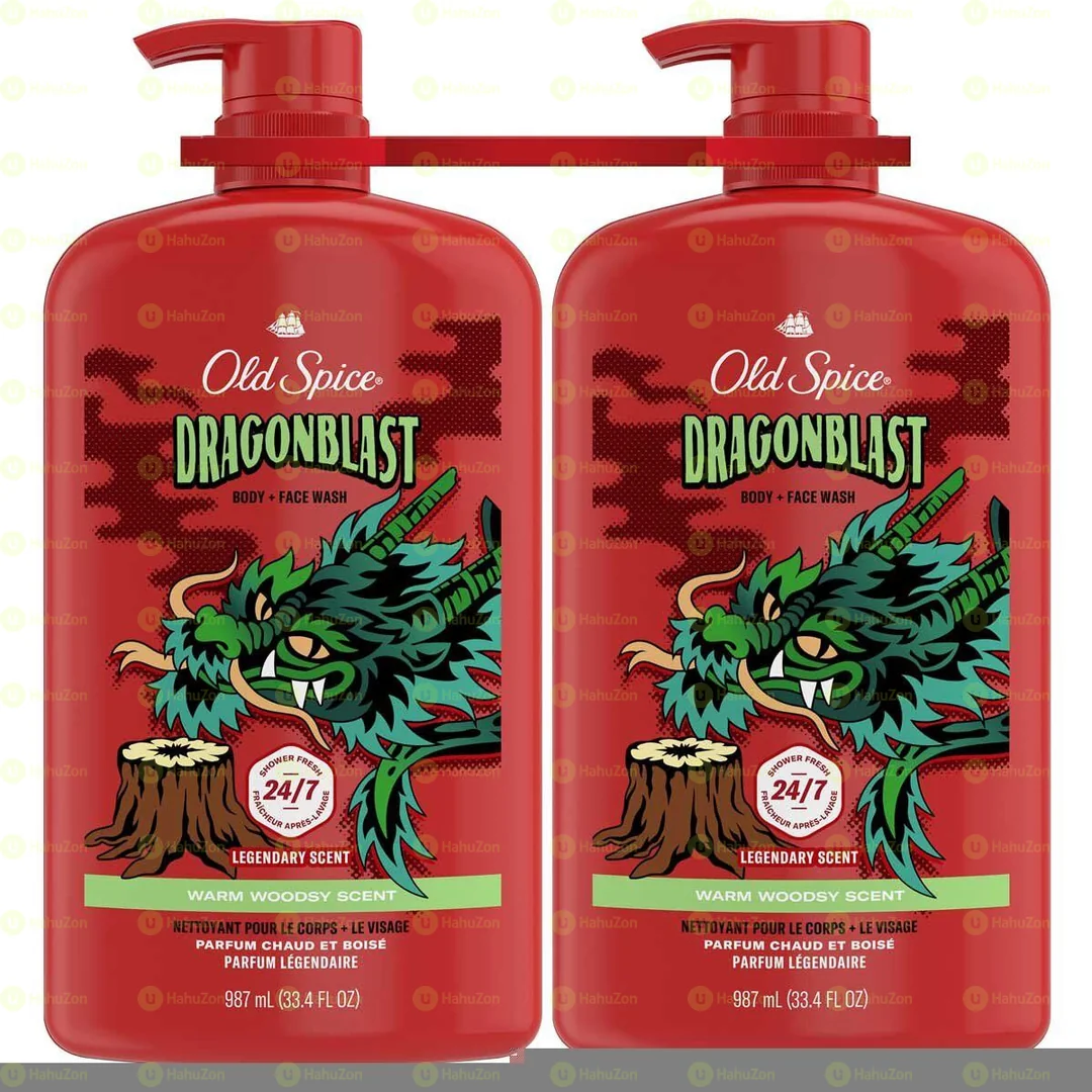 Old Spice Cleansing Body Wash for Men Dragonblast Scent