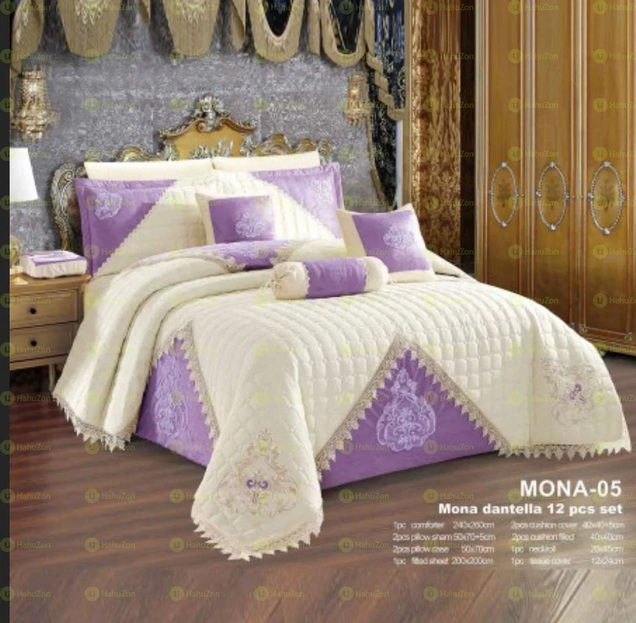 Comforter Mona Dantella 12 Pcs Set