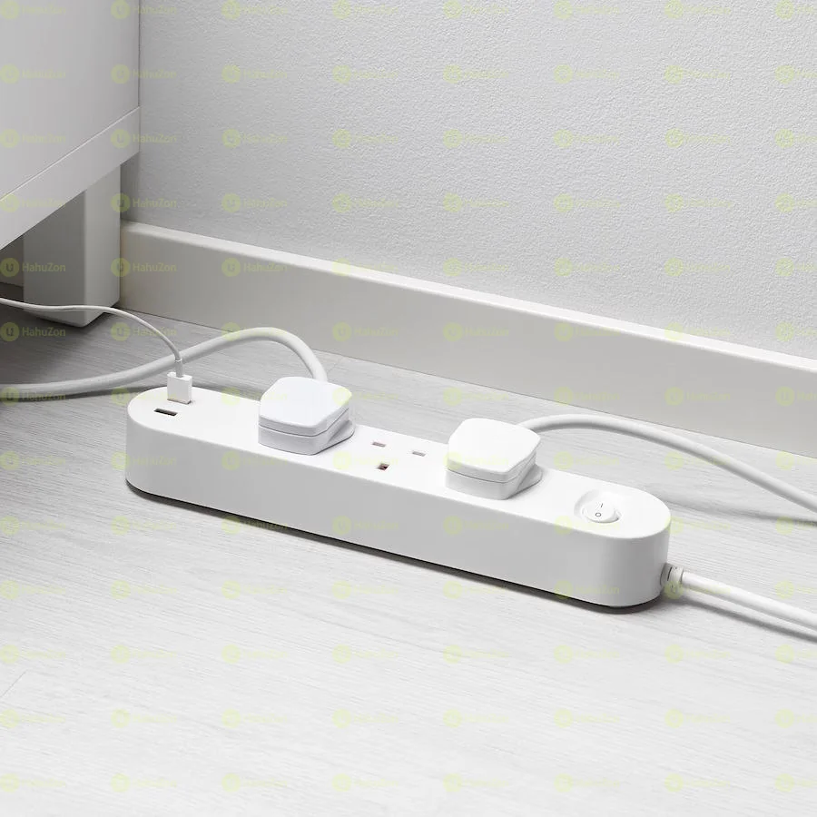 IKEA 3-way Socket with 2 USB Ports