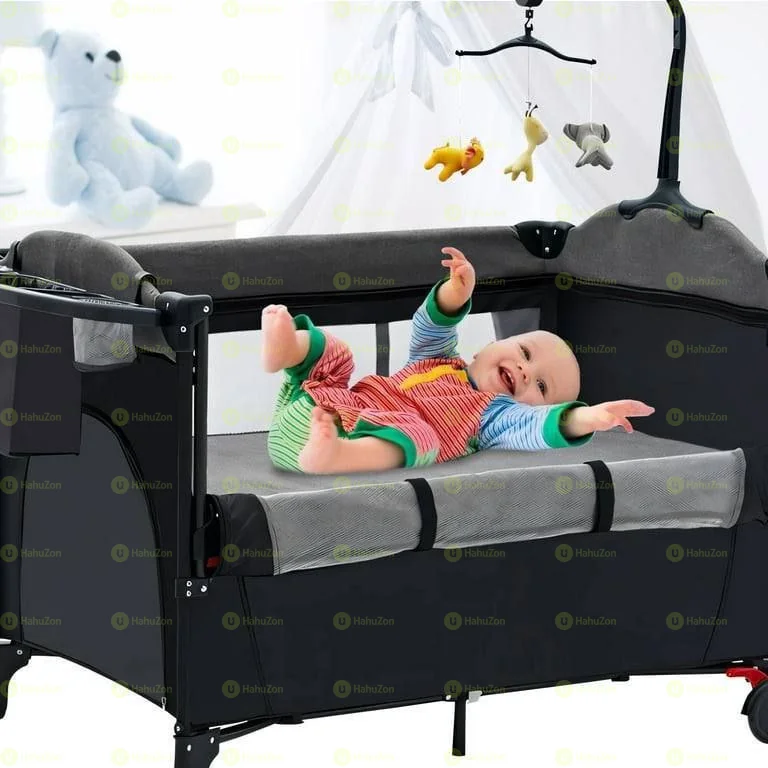 High Quality Foldable Multifunctional Baby Bed