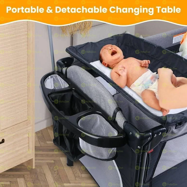 High Quality Foldable Multifunctional Baby Bed