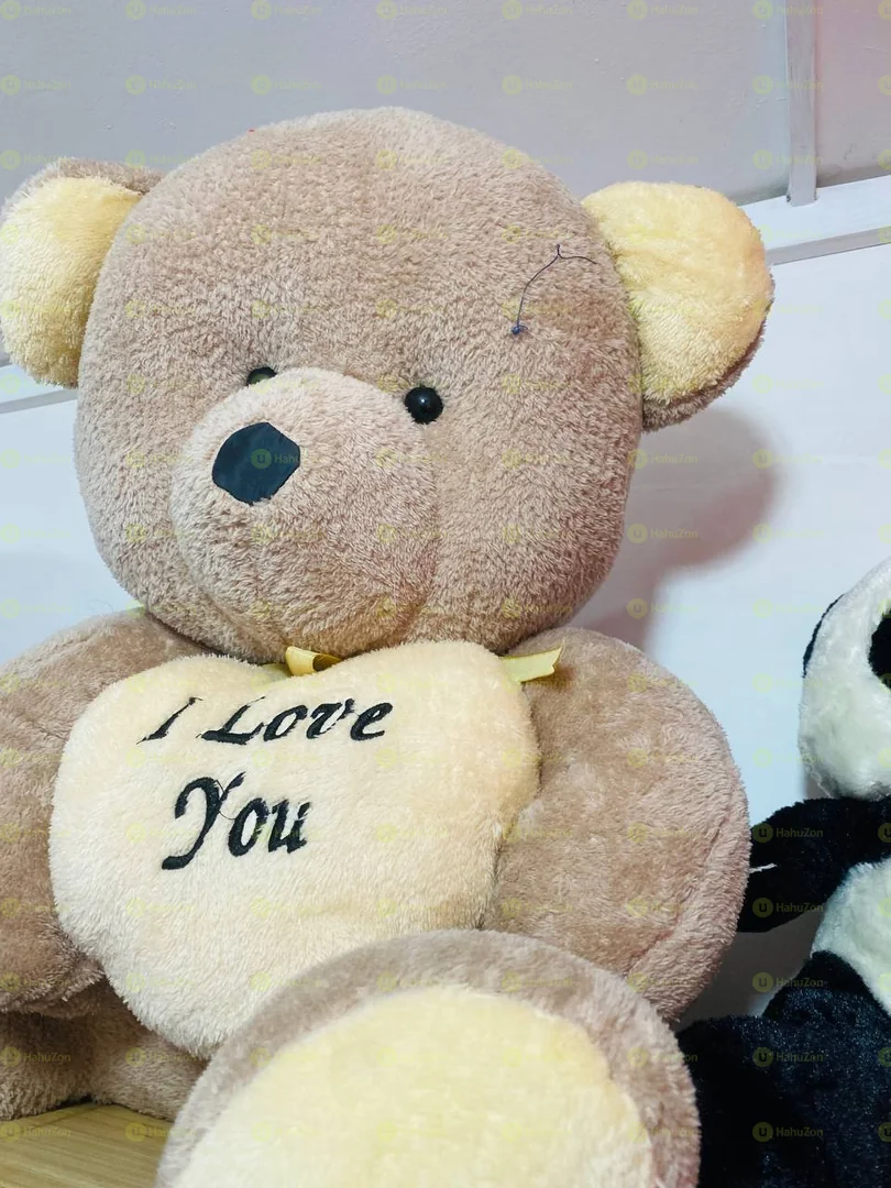 Medium Brown I Love You Toy