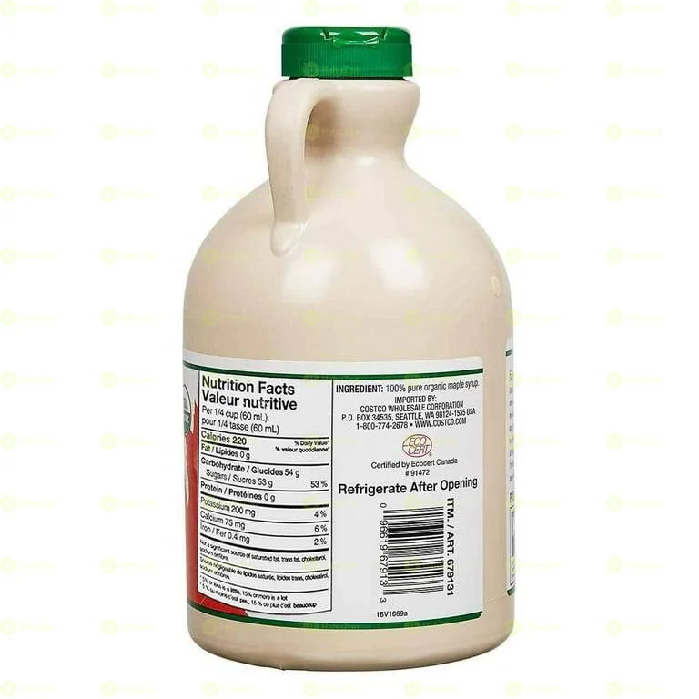 Kirkland signature Organic Pure Maple Syrup