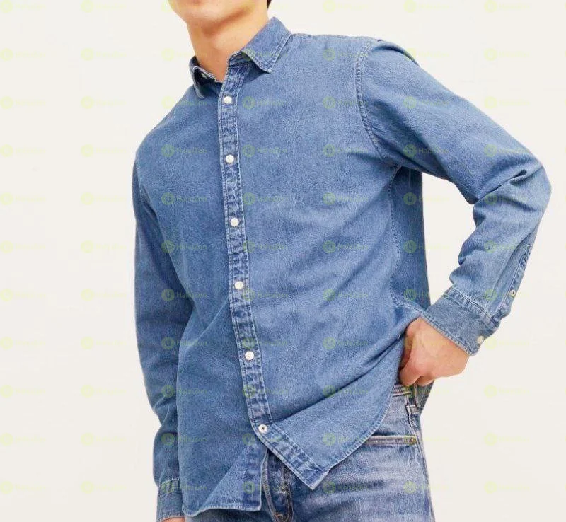 Denim Oversize Men's Shirt