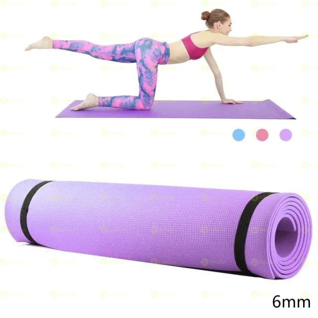6Mm Thick EVA Yoga Mat Non Slip