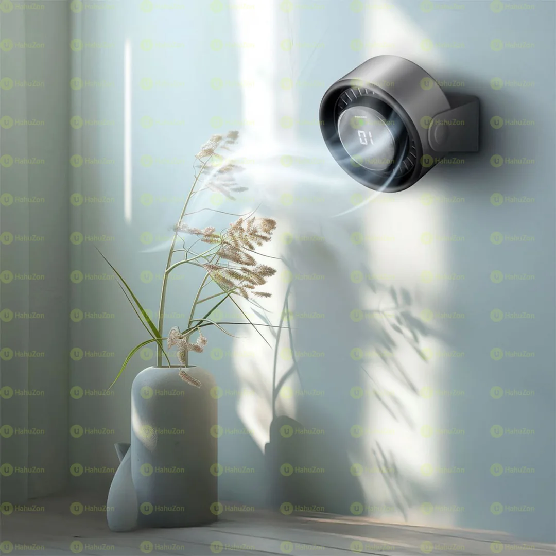 Porodo Flura Mini Cooling Fan With Desktop & Wall Mount