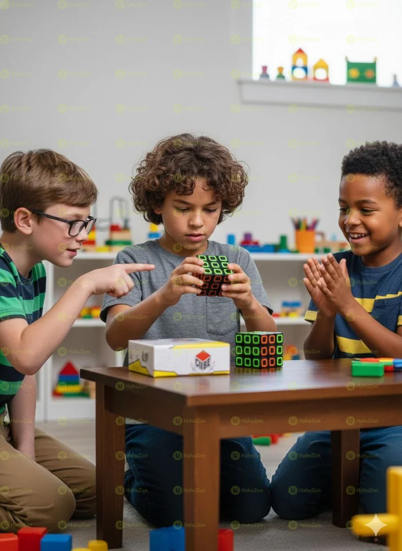 QiYi Void Cube 3x3, a variation of the classic Rubik's Cube