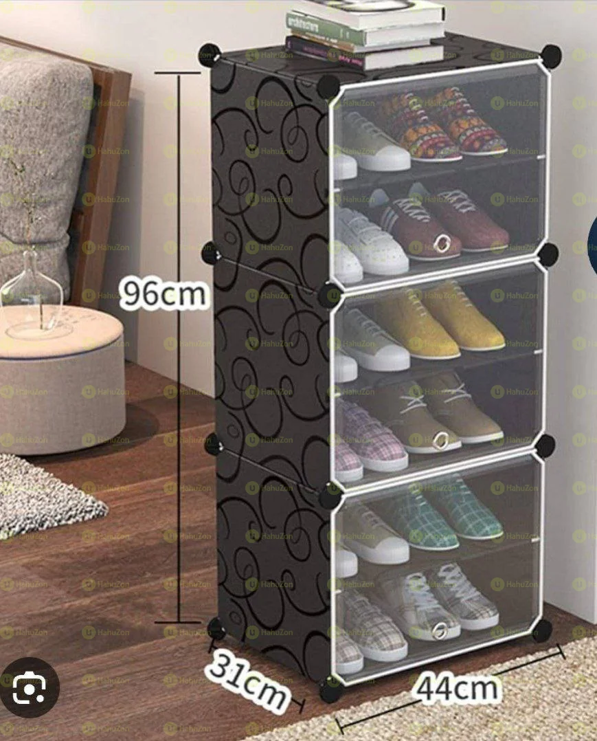 Plastic Cube Shoes Rack