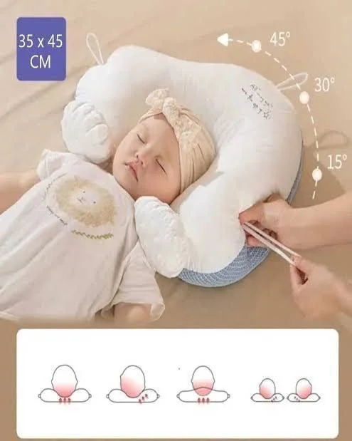Baby Head Shaping Pillow With Body Positioner Cloud Shaped
