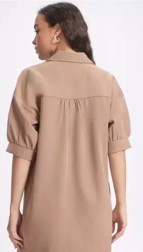 Women's Mini Shirt Style Dress