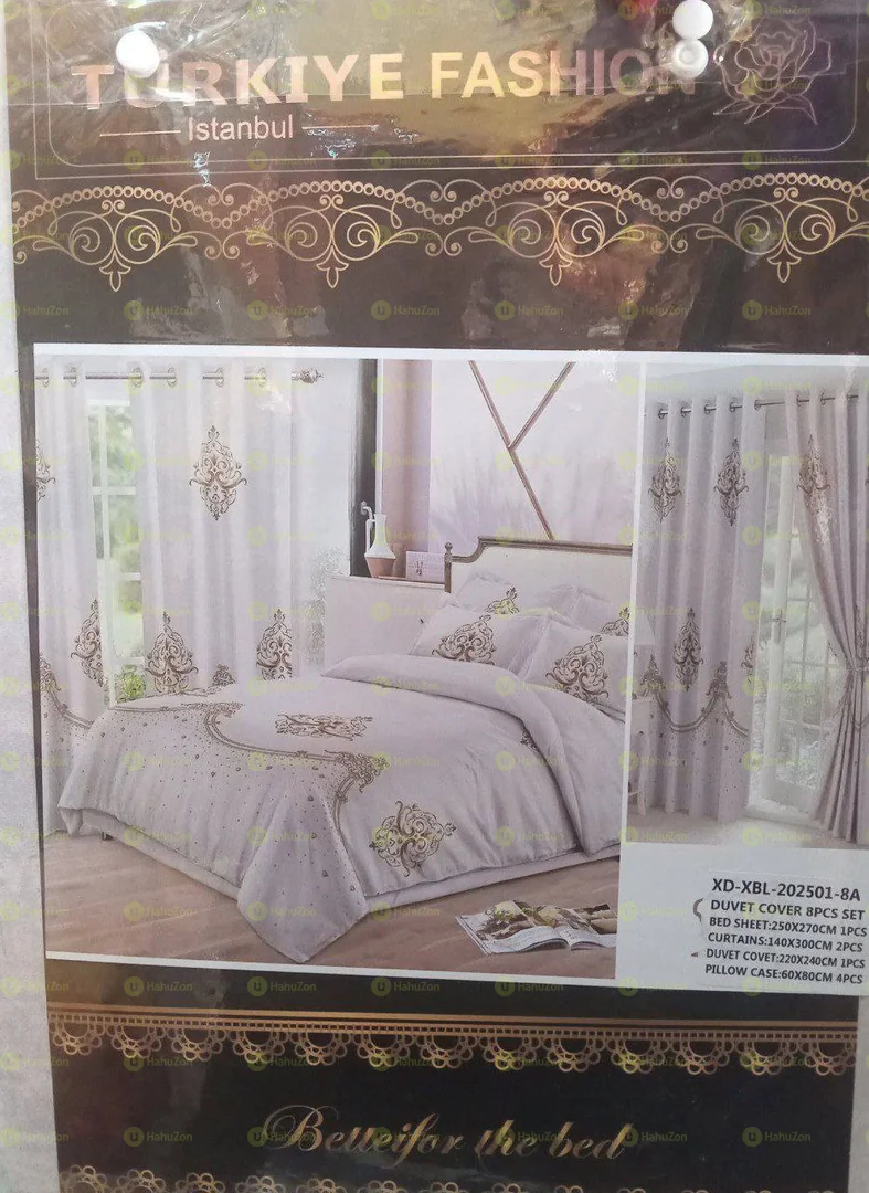 8 Pcs Duvet Cover Set