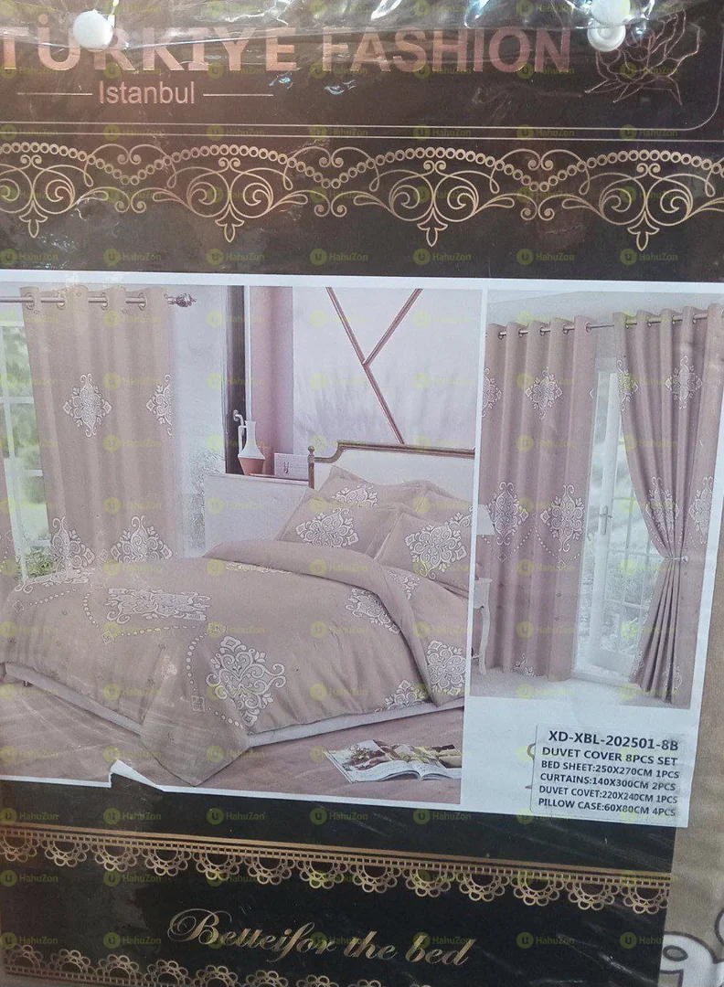 8 Pcs Duvet Cover Set