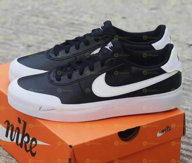 Nike Court Shot White Black Low Top Men's Shoes