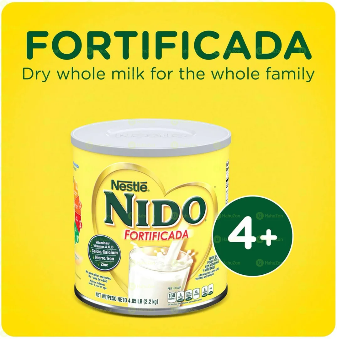 Nestle Nido Fortificada Dry Whole Milk