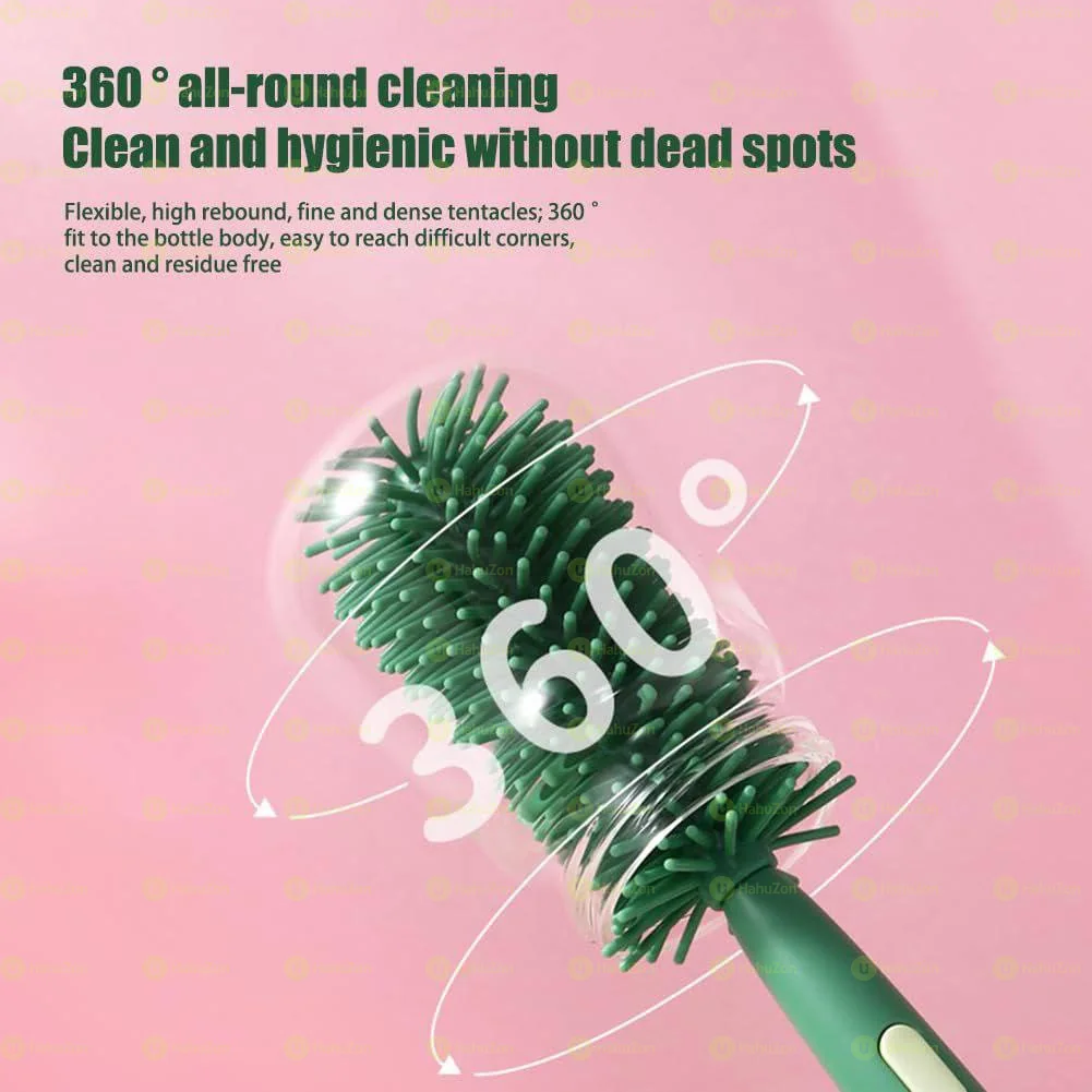 3in1 Silicone Bottle Cleaning Brush