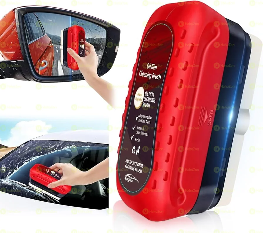 Oil Film Car Glass Cleaning