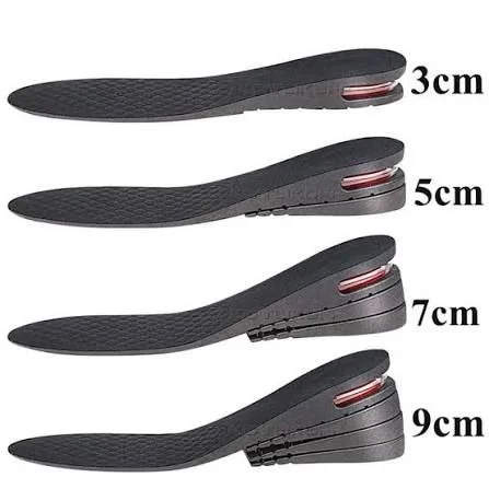 Height Increase Insoles with An air Cushion Heel