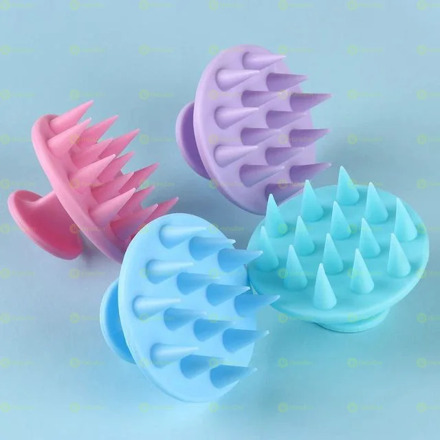 Silicon Hair Scalp Massager Shampoo Brush