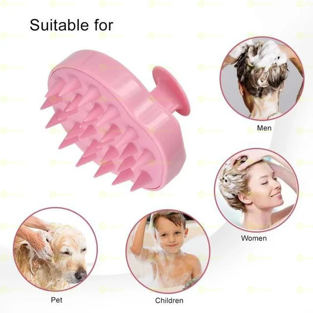 Silicon Hair Scalp Massager Shampoo Brush