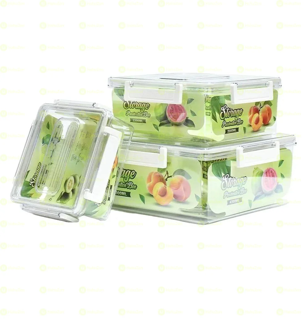 3pcs Fridge Orgnizer Box's
