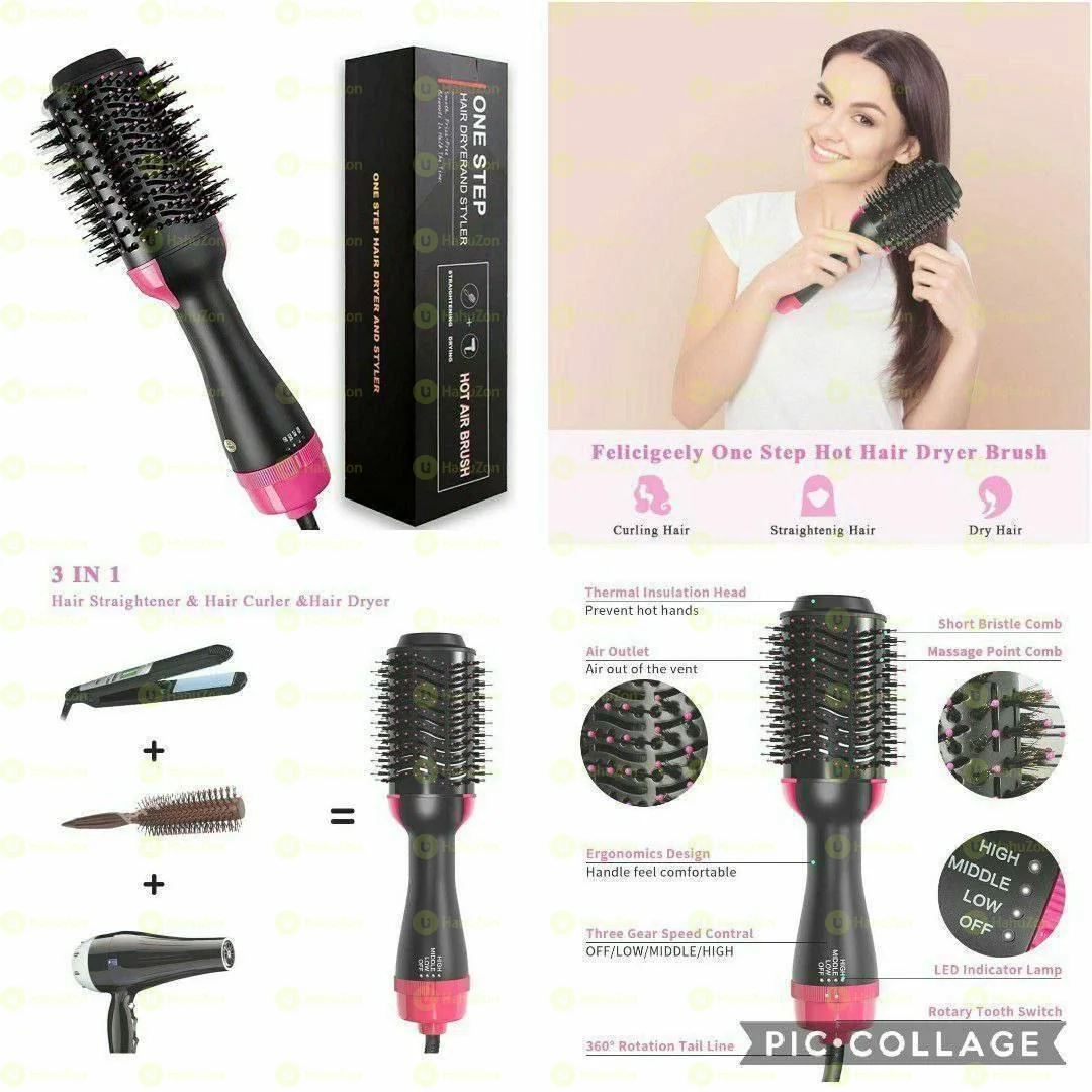 3in1 One Step Hair Dryer & Styler