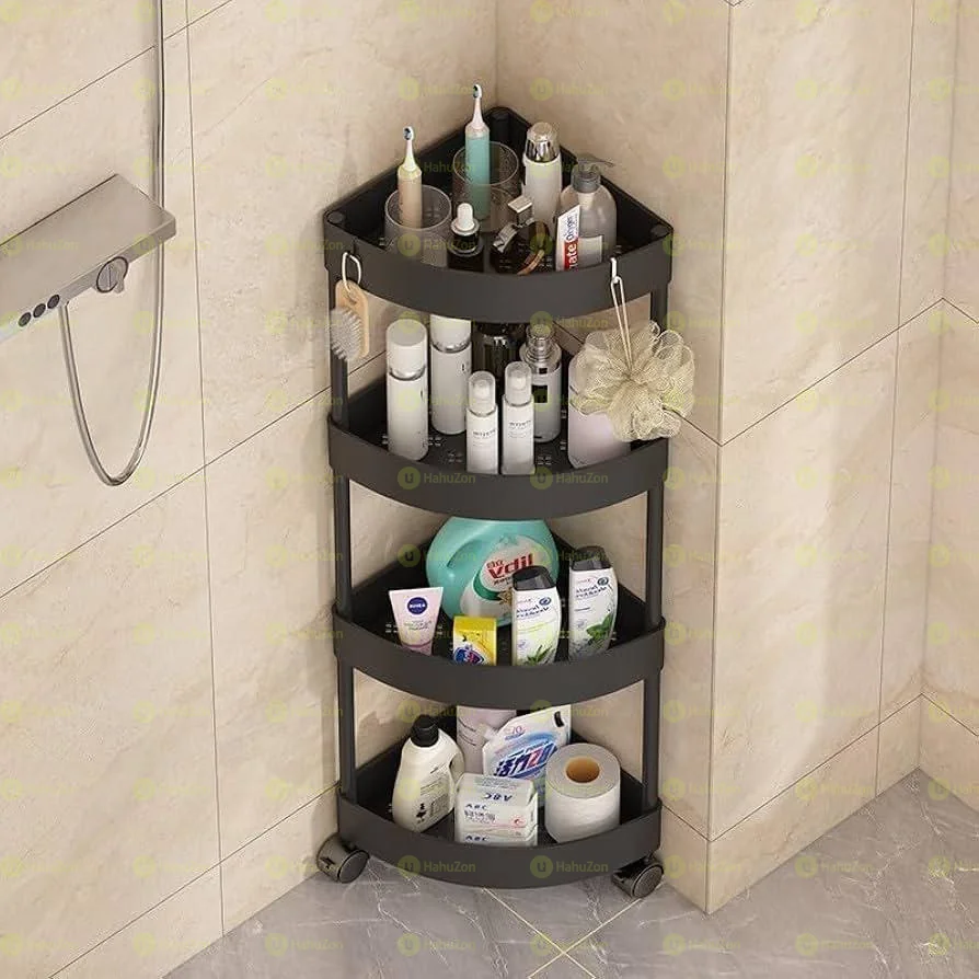 4-Layer Shower Caddy Corner Shelves