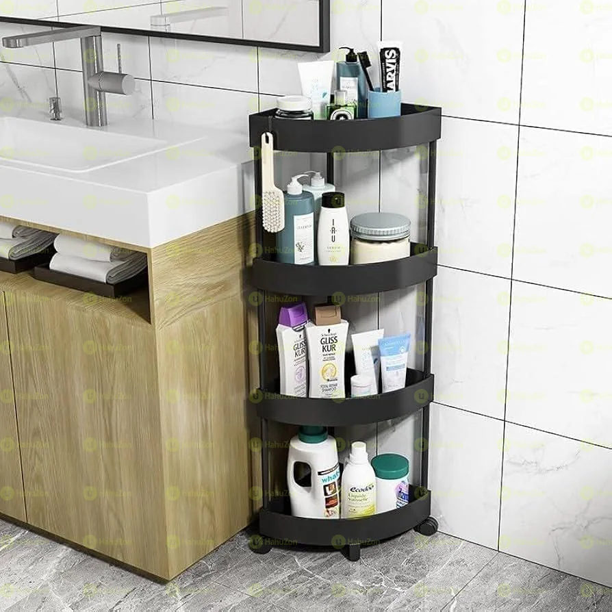 4-Layer Shower Caddy Corner Shelves