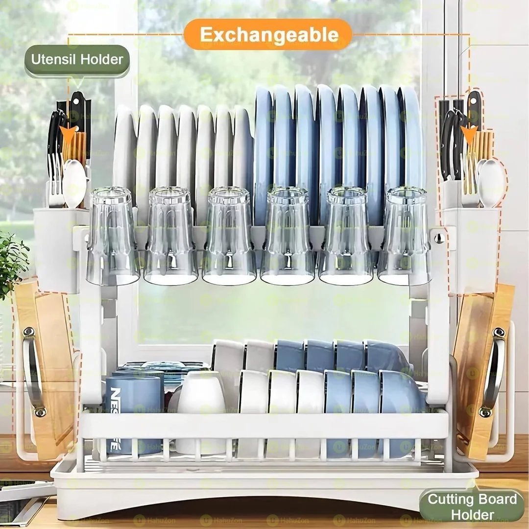 2 Tier Dish Drying Rack